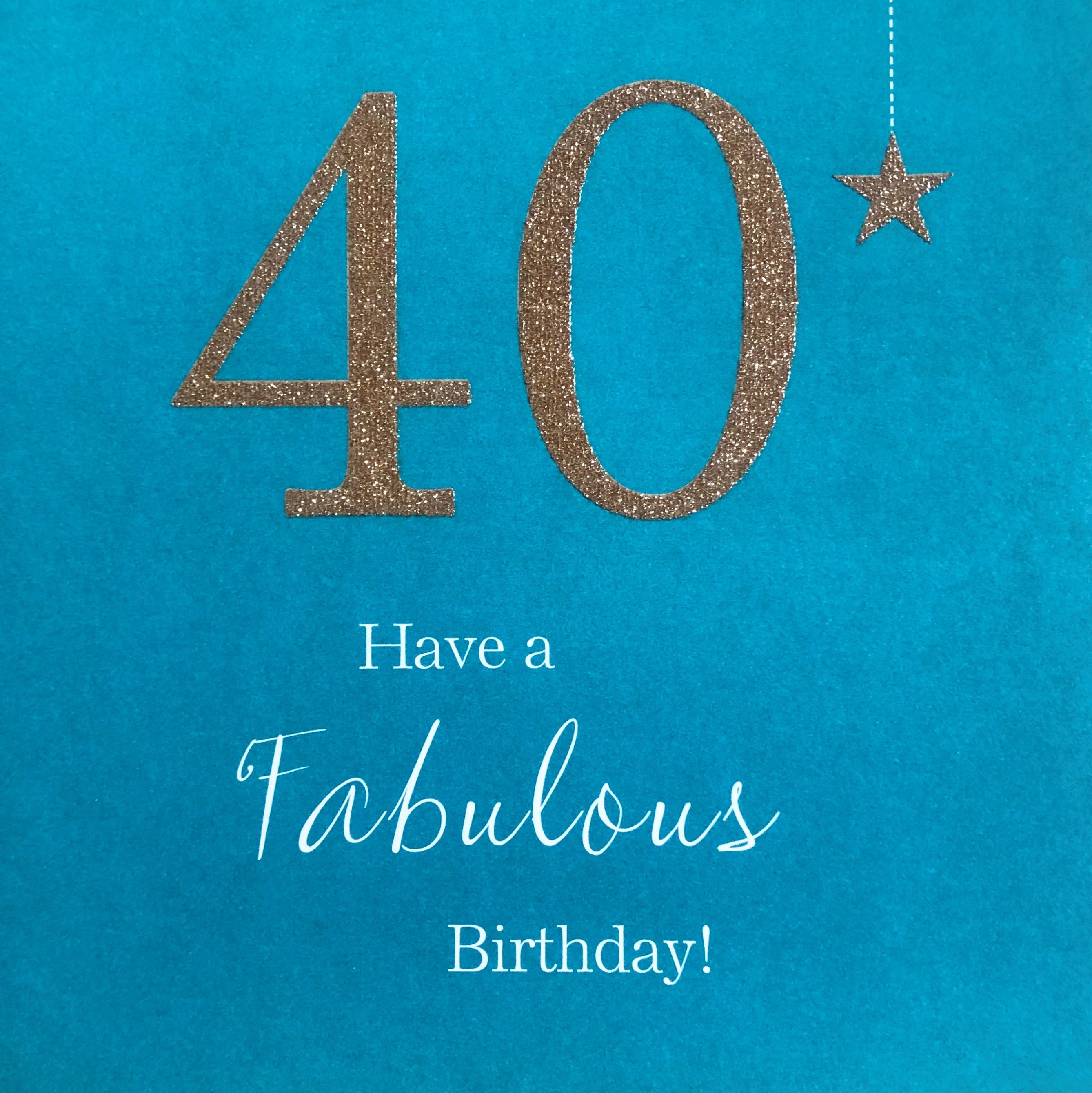 40th-birthday-teal-glitter